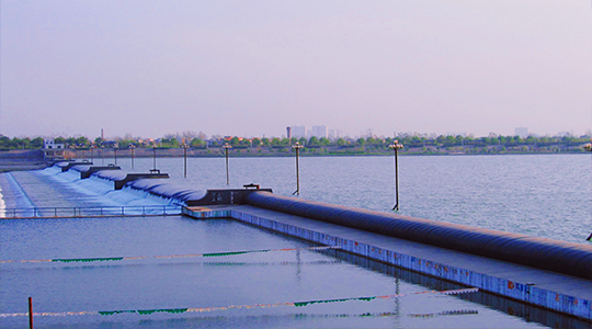 Shangyanggong rubber dam project, Luoyang city, Henan.