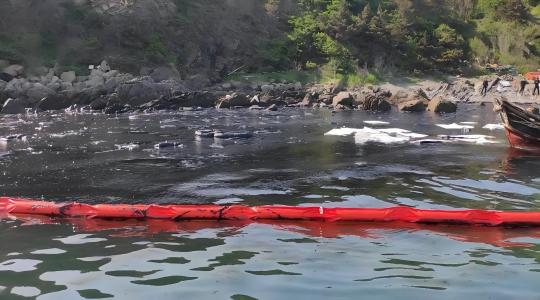 2021年青島海域溢油事故搶險