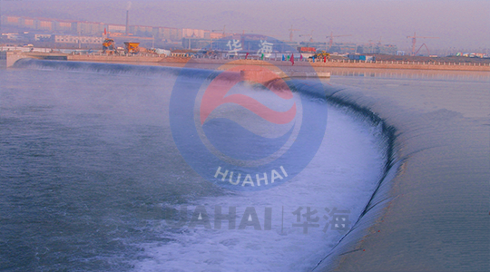 吉林省白山市浑江弧形橡胶坝