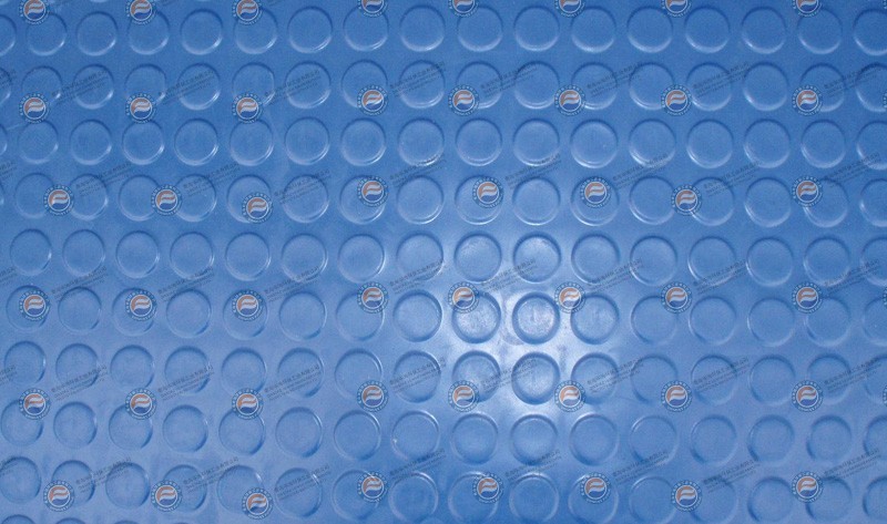 橡胶板-蓝色圆点